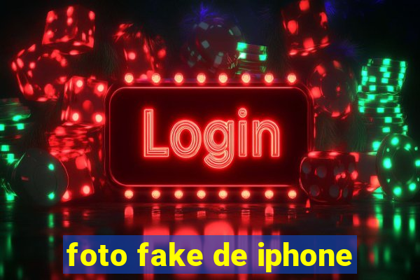foto fake de iphone
